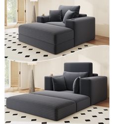 Large Chair Boneless Couch