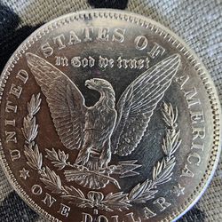 morgan silver dollar 1878 good condition 