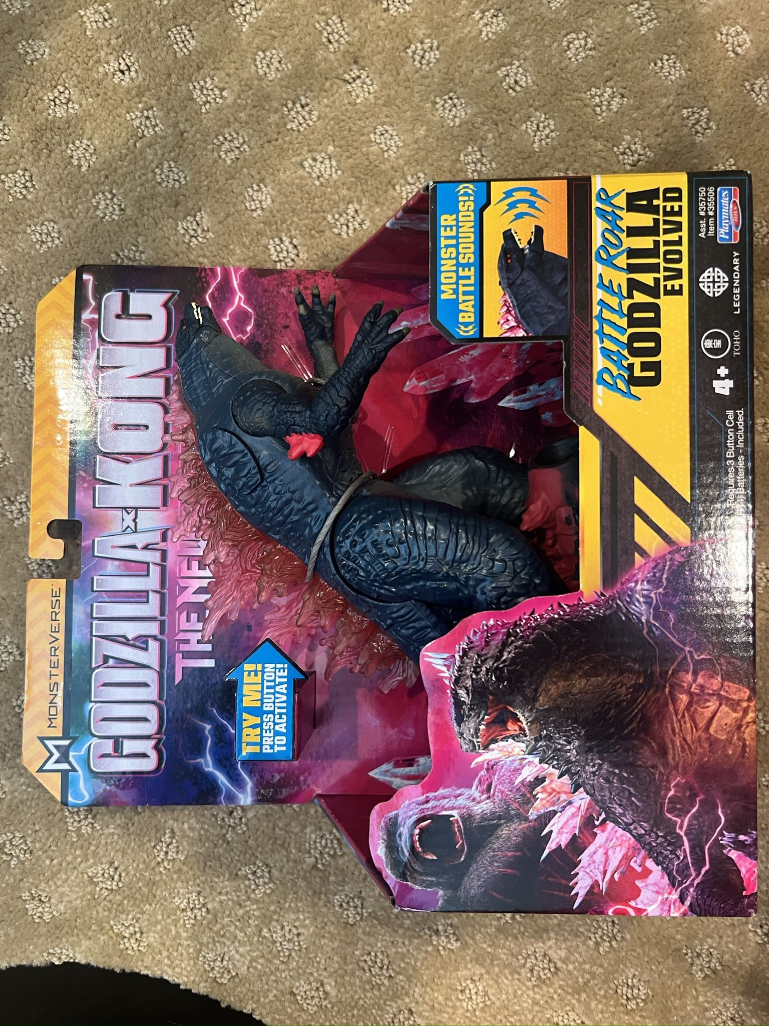 Godzilla toy Battle roar Godzilla Evolved New Toy