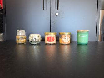 (5) 3 - 4oz candles