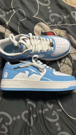 Bape men size 7 baby blue
