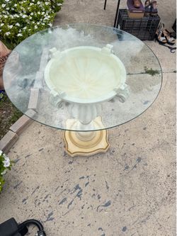 Glass table