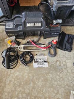 Badland apex winch