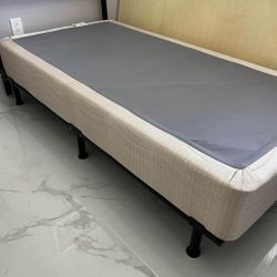 Twin Bed Frame + Fondation