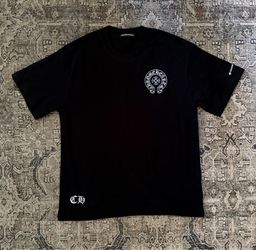Chrome Hearts Horseshoe Logo T-Shirt Black