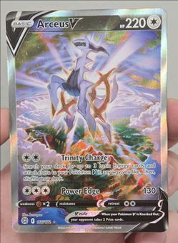 Pokemon Arceus Alt Art Traidng Card