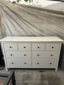 White ikea Hemnes dresser