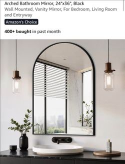 New 36x24 Beautiful Arched mirror
