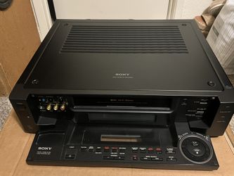 Sony SLV-R1000 Super S-VHS PLAYER RECORDER HIFI STEREO WITH REMOTE