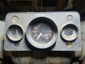 1962 gmc gages, cluster