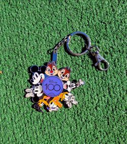 Disney 100 Celebration Collection Mickey & Friends Spinner Keyring Accessory EUC