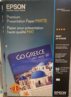 Presentation Paper Matte 9" X 13"
