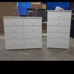 White Dresser Set, Cajonera Blanca