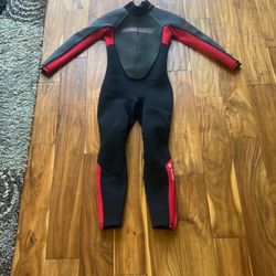 Boys Wetsuit Size 10 & Shoes Size 5, 4mm