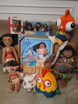 ALL NEW-Disney Moana Collection - Plush, Figurine Playset, Wall Art, ceramic bank