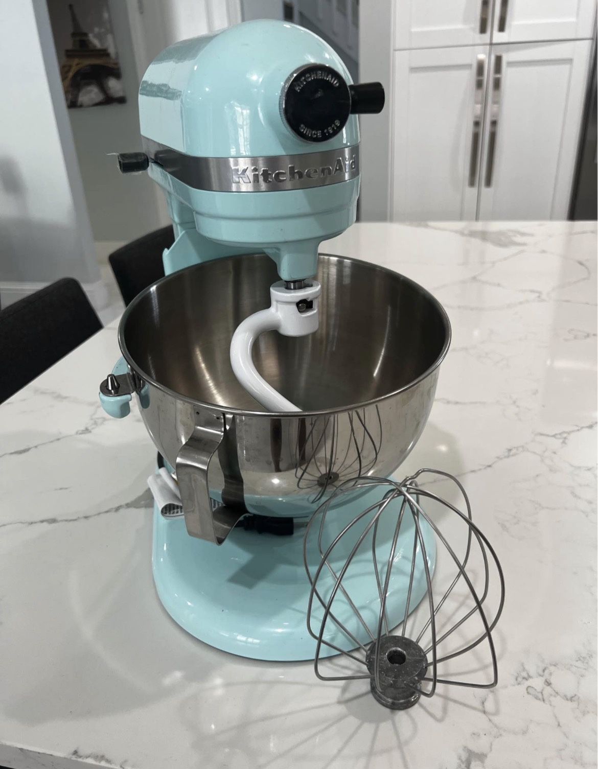 Aqua Blue Kitchen aid Mixer