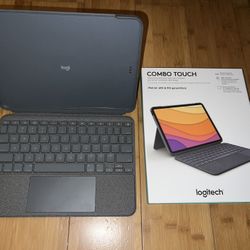 Logitech Combo Touch iPad Air (4th, 5th Gen) Keyboard Case (Like New)