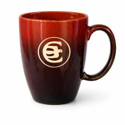 Big Canyon Country Club Santa Fe ceramic mug with a rust-to-blue reactive glazeMade from high-quality, durable ceramic