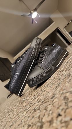 LV Black Mens Shoes