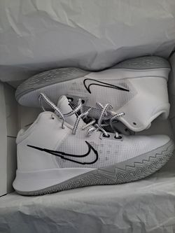 White Nike Kyrie Flytrap IV Shoes