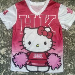 NEW IN BAG! HELLO KITTY GIRLS LIGHTWEIGHT JERSEY! SIZE 4T-5T. Does Run A Little Big 