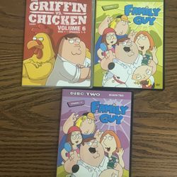 Family Guy DVD Lot – 3 Funny Discs