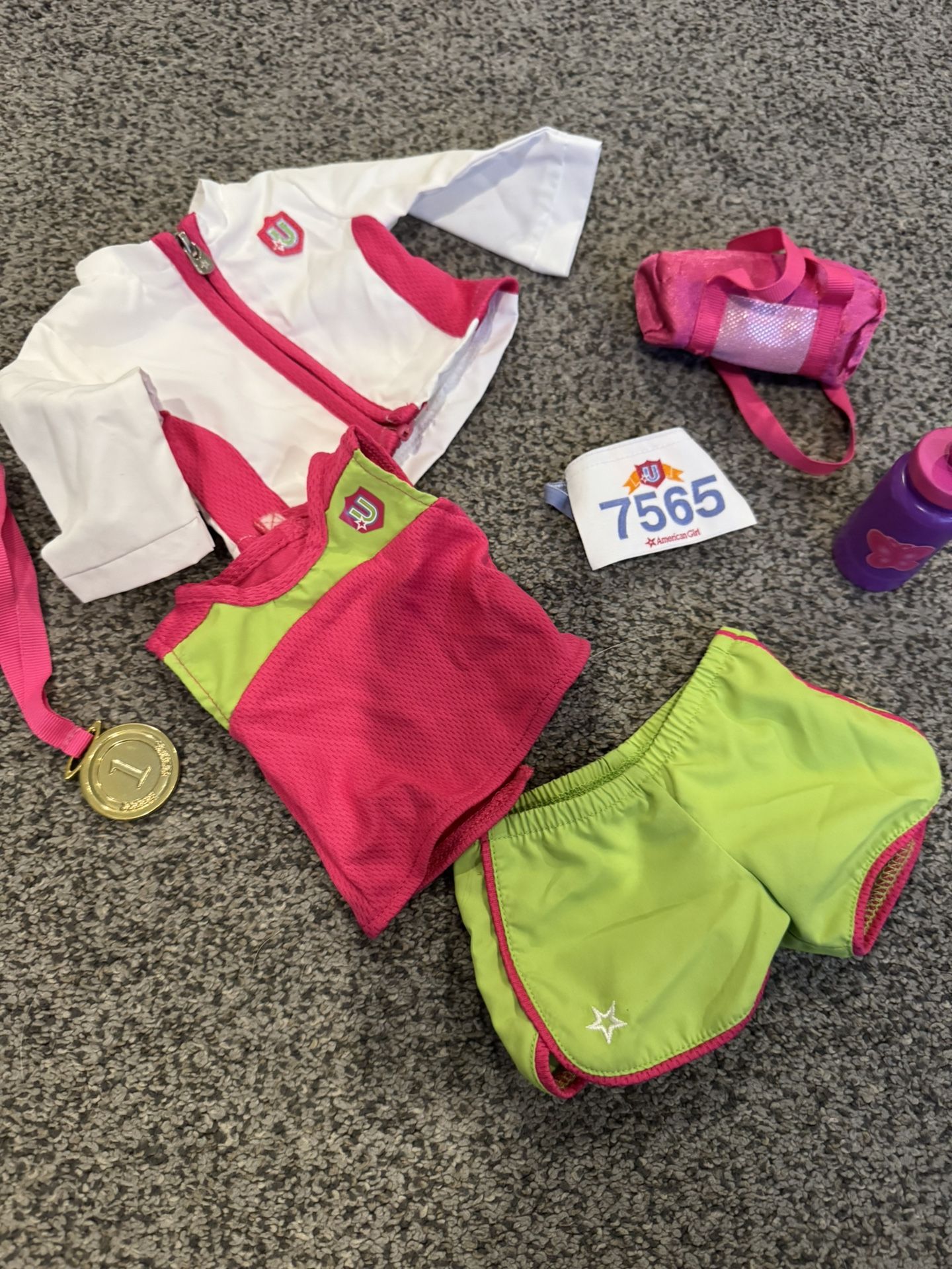 American Girl Doll Running Outfit 