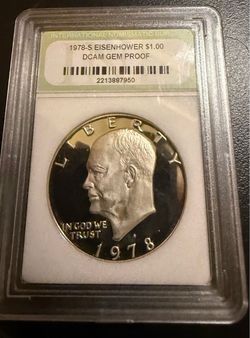 1978-S Eisenhower Dollar DCAM Gem Proof