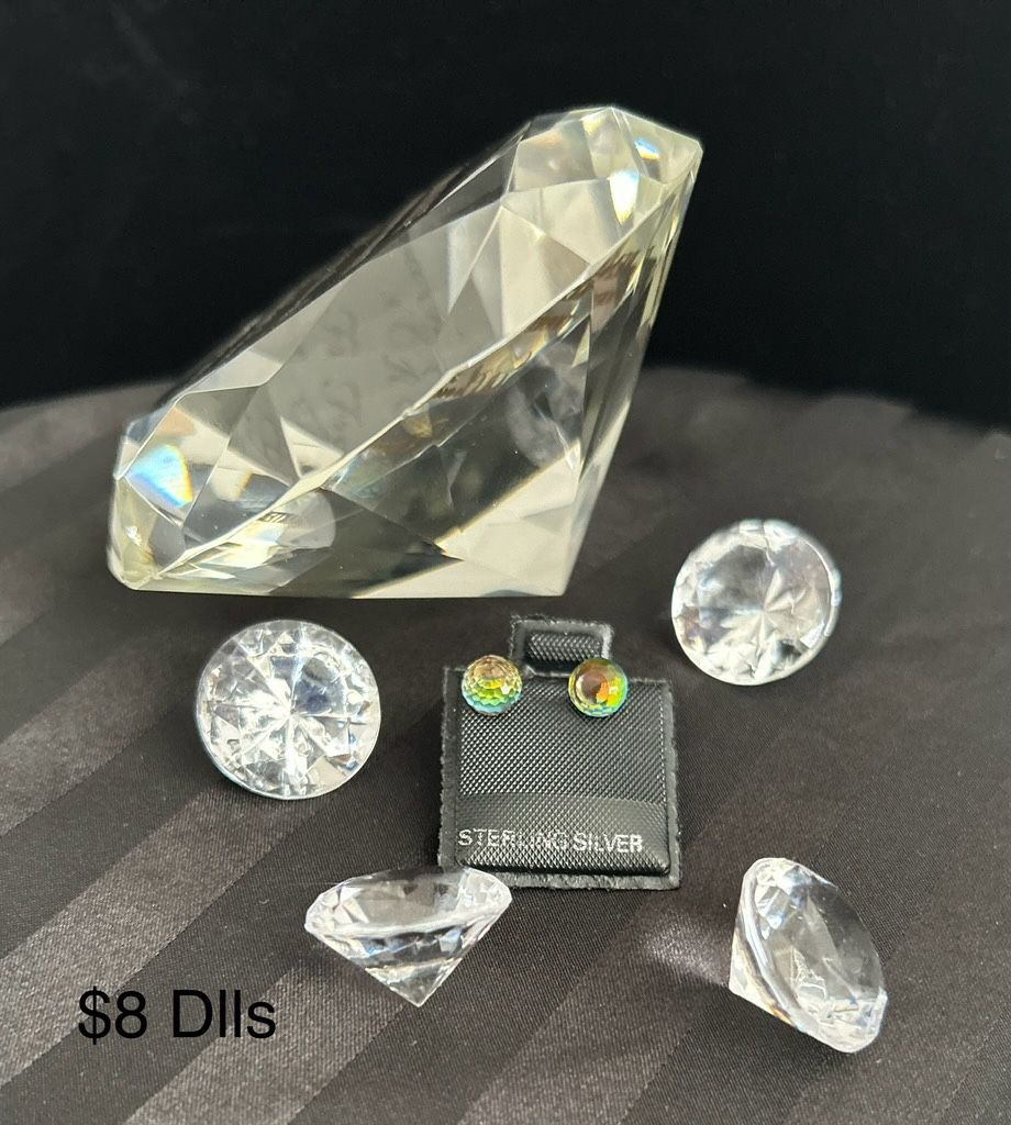 Iridescent Ball Earrings β .925 Silver