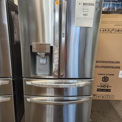 LG 30CF REFRIGERATOR 2299! 0 DOWN 0% FINANCING! 48HR DELIVERY! 1 YR WARRANTY! 5% FIRST RESPONDERS