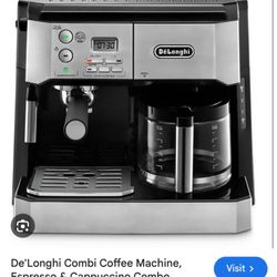 DeLonghi Coffee, Espresso/Cappuchino Maker - New