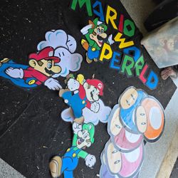 Mario brothers world decor