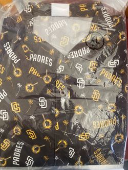 Brand New San Diego Padres Shirt Button Up !! New Never Used !!