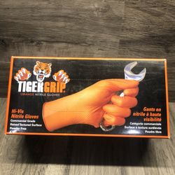 Tiger Grip Heavy Duty Nitrile Gloves Chemical Resistant Box 