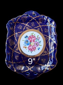 Formalities by Baum Bros Cobalt Blue Decorative Tray