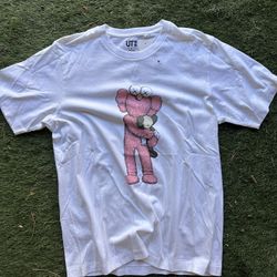 KAWS x Uniqlo Pink BFF Tee