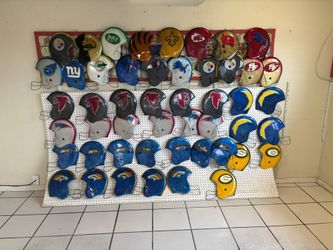 Metal Football Helmets