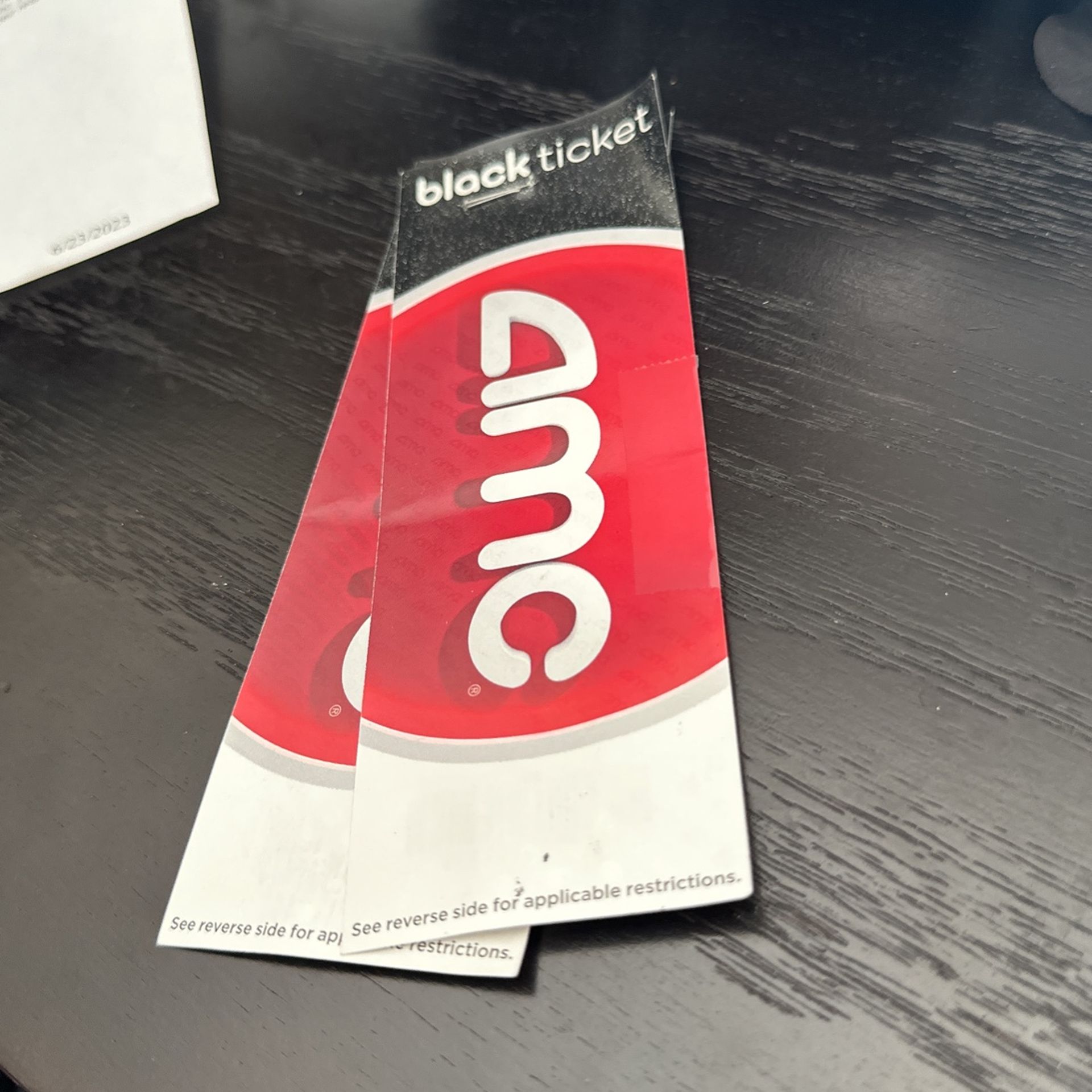 Two AMC MOVIE TICKETS ๐๏ธ