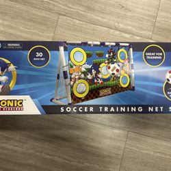 NWT Licensed Sonic the Hedgehog kids Soccer Training Net Set