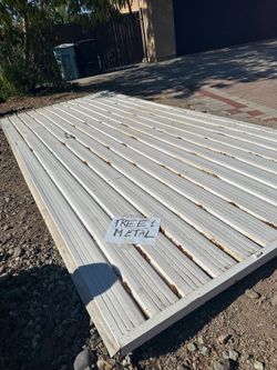 FREE METAL GARAGE DOOR
