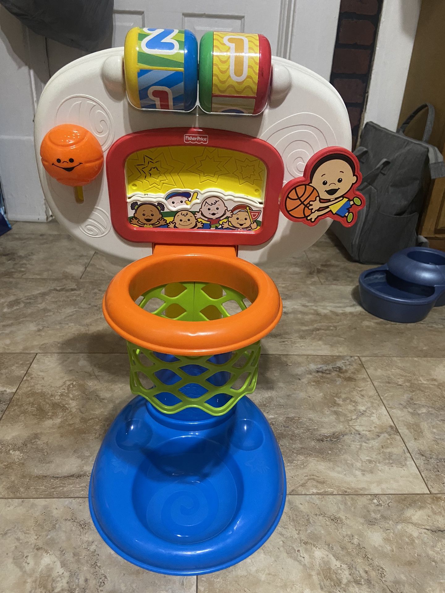 Vintage Fisher Price Mini Basketball Hoop
