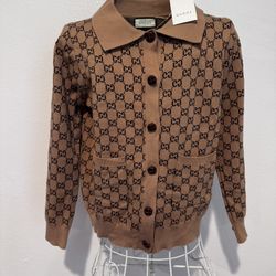 LUXURY Tan Cardigan