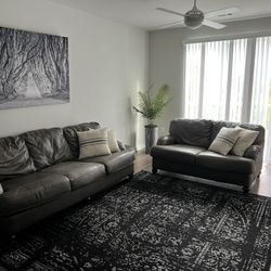 Sofa Set: 3 Piece & 2 Piece Loveseat