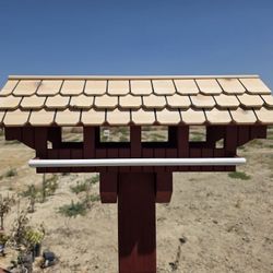 Bird Feeder Covered Bridge Bird Feeder 