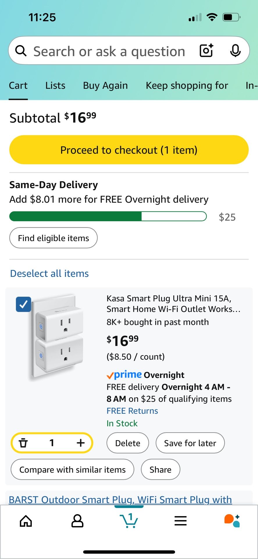 Smart plugs