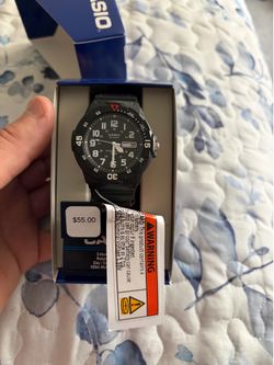 Casio MRW200H Series | Unisex Analog Watch | 100M WR | Stainless Steel Case | Resin Band | 2 Hand Analog (HR, Min, SEC) | Date Display | Screw Down Cr