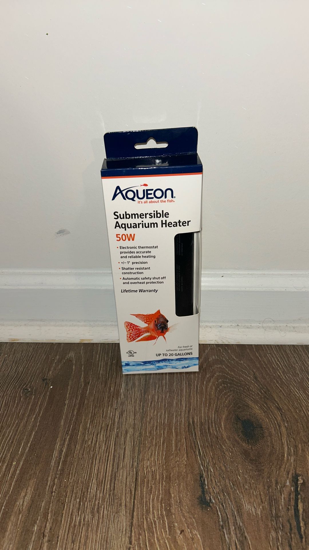 Aqueon Submersible Aquarium Heater (Unopened)