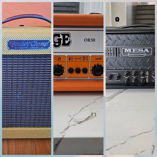 Multiple Guitar Amplifiers For Trade 