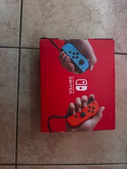 Nintendo Switch with Neon Blue and Neon Red Joy-Con - Handheld Gaming Console New sealed