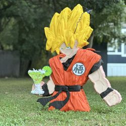 Custom Goku Piñata With a Margarita 